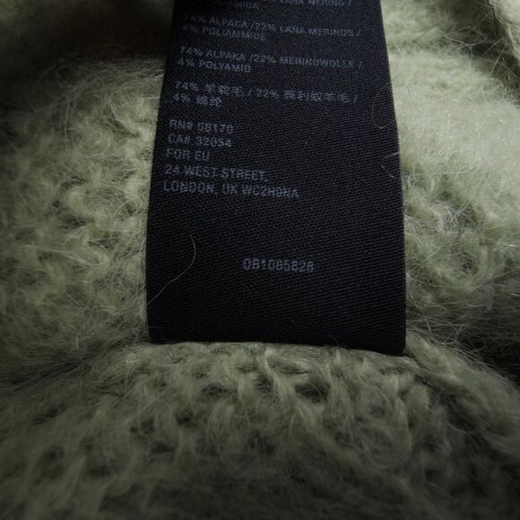 NEW Anthropologie Alpaca Merino Wool Jenee Dip-Dye Ombre Cardigan Boho Lagenlook - Picture 8 of 8